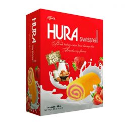 Hura Swissroll Strawberry vietnam wholesale