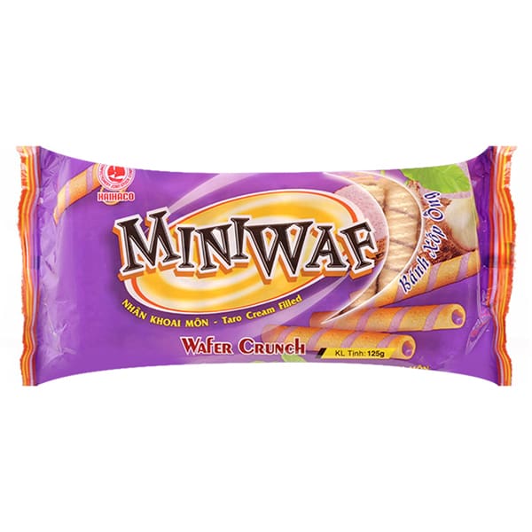 Miniwaf Taro Fiilled Wafer Crunch
