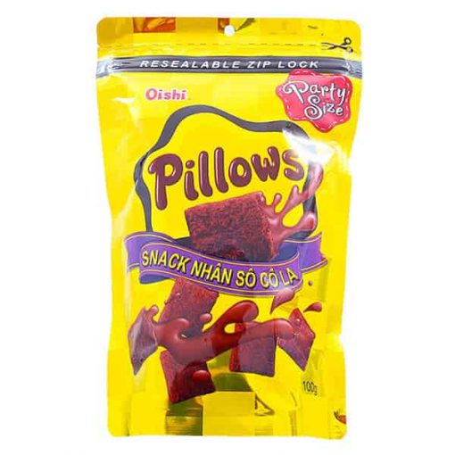 Oishi Pillows Coconut Milk Crackers Snack 100G Asia Grocery