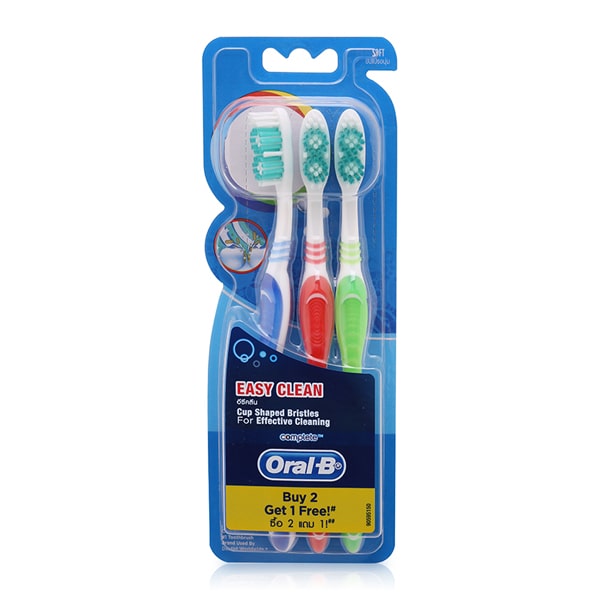 Oral-B Toothbrush Easy Clean Pack 3’S
