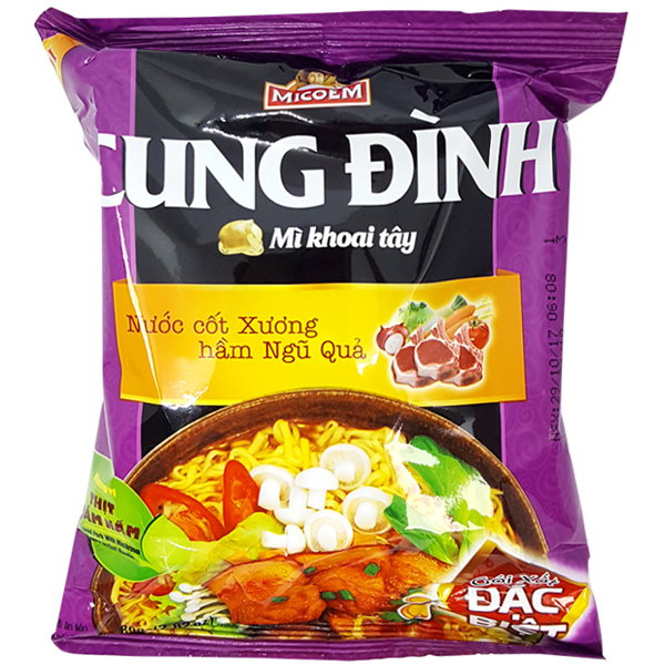 Cung Dinh Stewed Pork With Mushroom Instant Noodles 80G