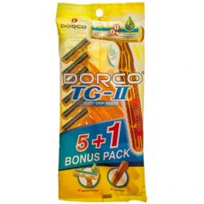 Dorco Tg-Ii (Tg-710 6P) Disposable Razor Pack 5+1’S