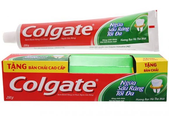 Colgate maximum cavity protection toothpaste