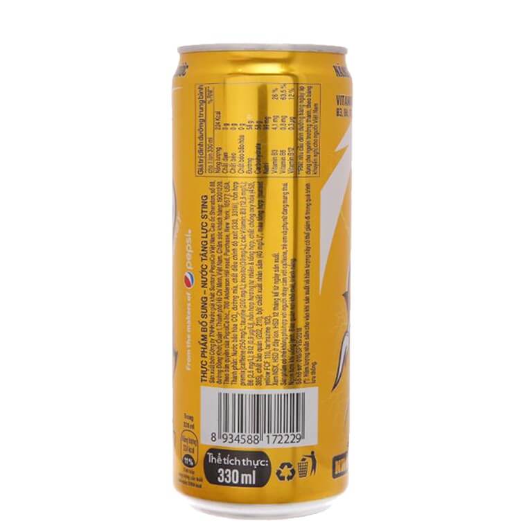 Sting Gold Energy Drink Can 330ml Asia Grocery