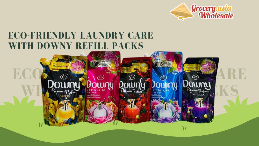 Sustainable laundry care with eco friendly refill packs