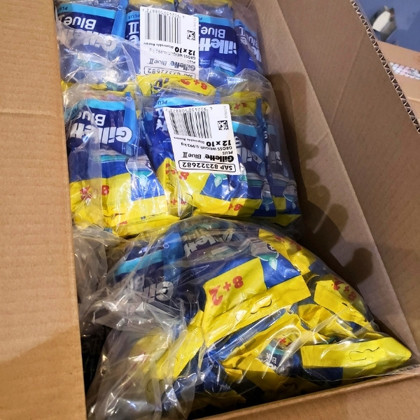 Barcodes And Batch Codes For Full Traceability authentic gillette razors with batch code