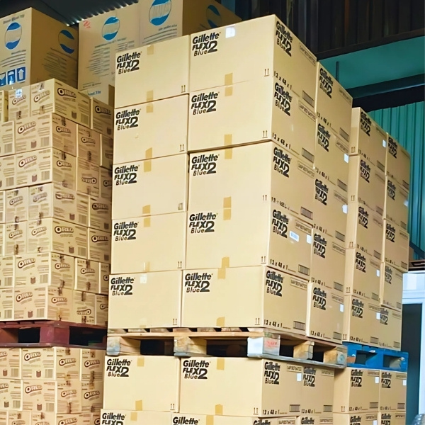 Original Gillette Stock gillette wholesale razors in Asia Grocery warehouse