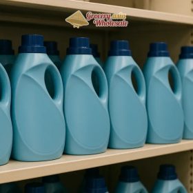 Multiple Downy bottles shown with secure caps and clean surfaces to indicate leak prevention.