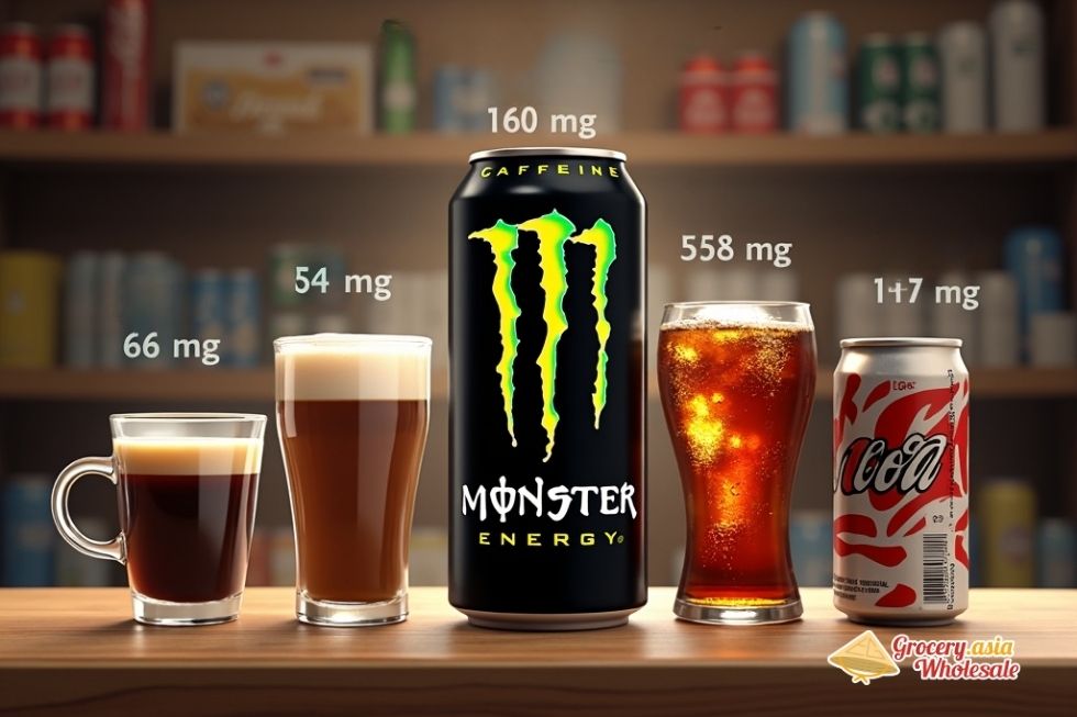 How much caffeine in Monster energy drink facts