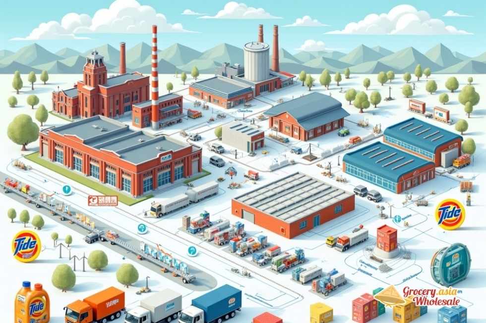 Where is Tide laundry detergent made and distributed