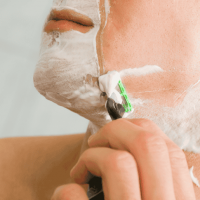 Man Shaving