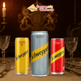 Luxurious photo of Schweppes Tonic Water with the Royal Warrant.