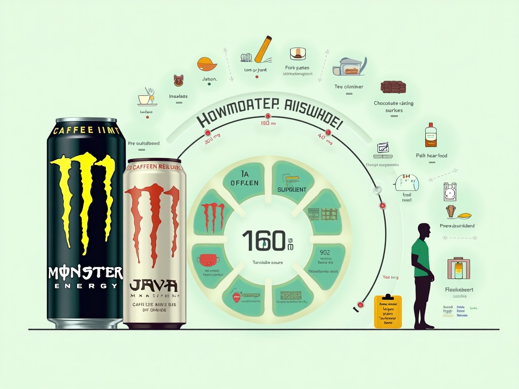 How Much Caffeine Is In A Monster Energy Serving