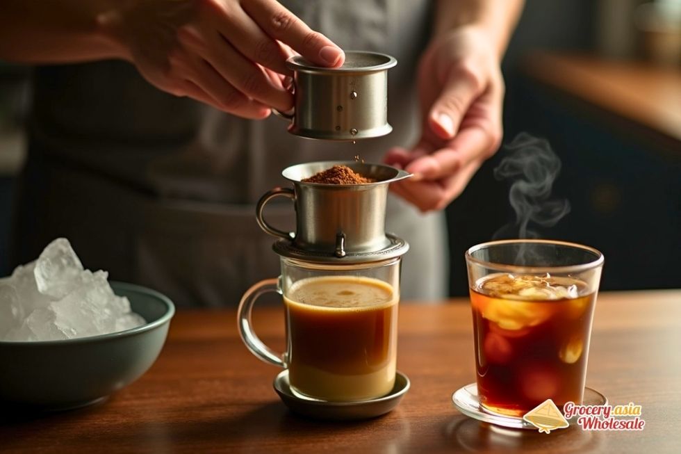 How to use Vietnam coffee filter at home easily