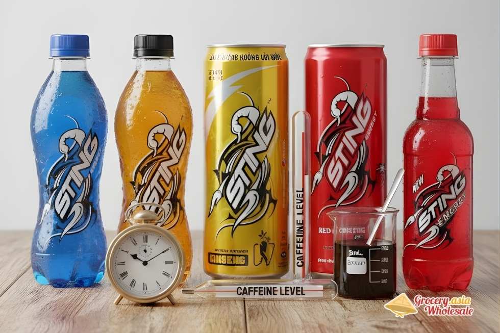 How many calories in Sting energy drink per serving