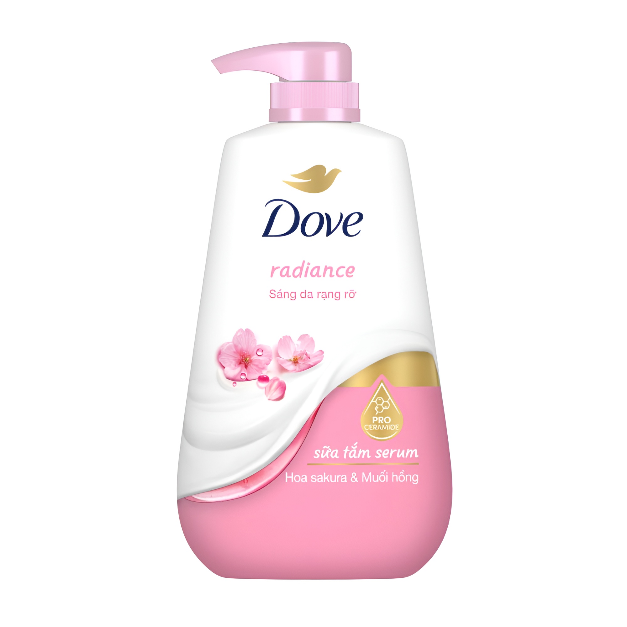 Dove Serum Pink Salt & Floral Scent Body Wash 500g