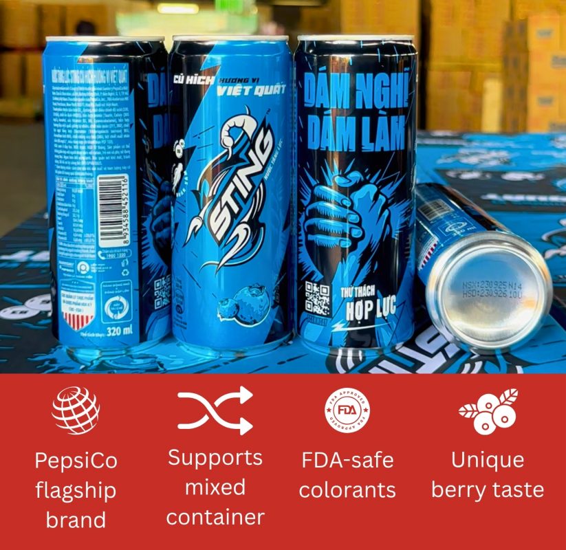 Sting Blueberry wholesale product ingredients