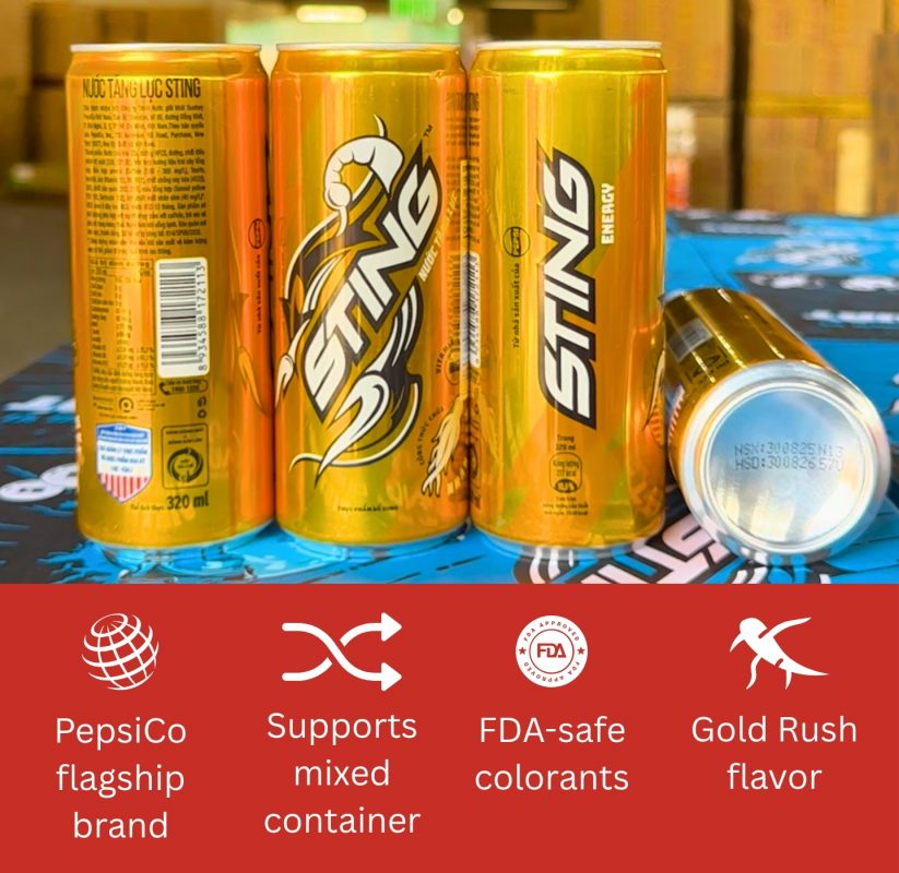 Sting Gold Ginseng wholesale product ingredients