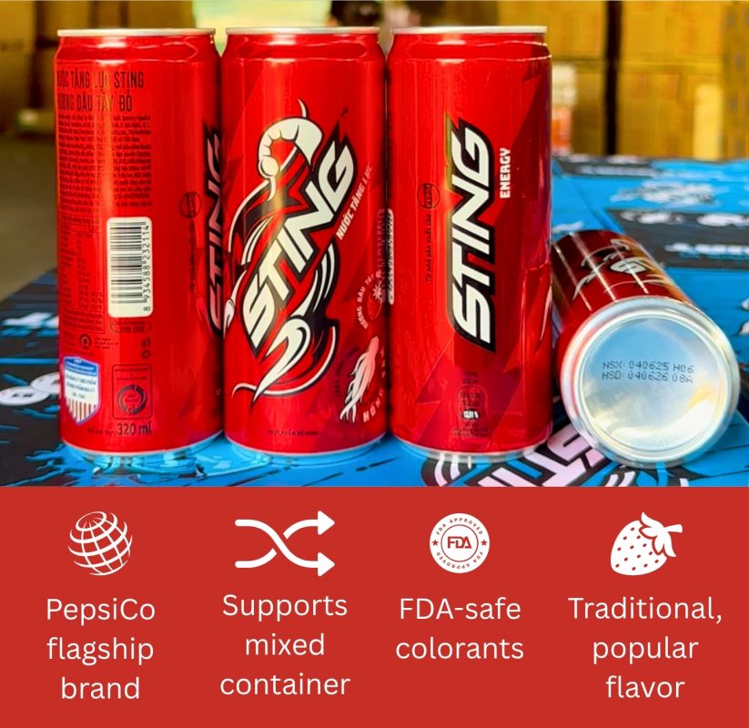 Sting Red Strawberry wholesale product ingredients