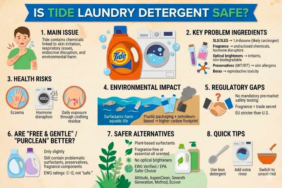 Is Tide laundry detergent toxic or safe to use