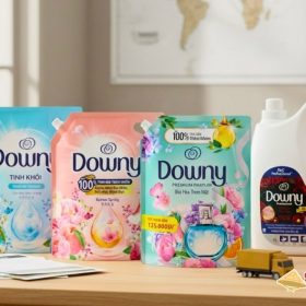 Who makes Downy fabric softener and distributes it