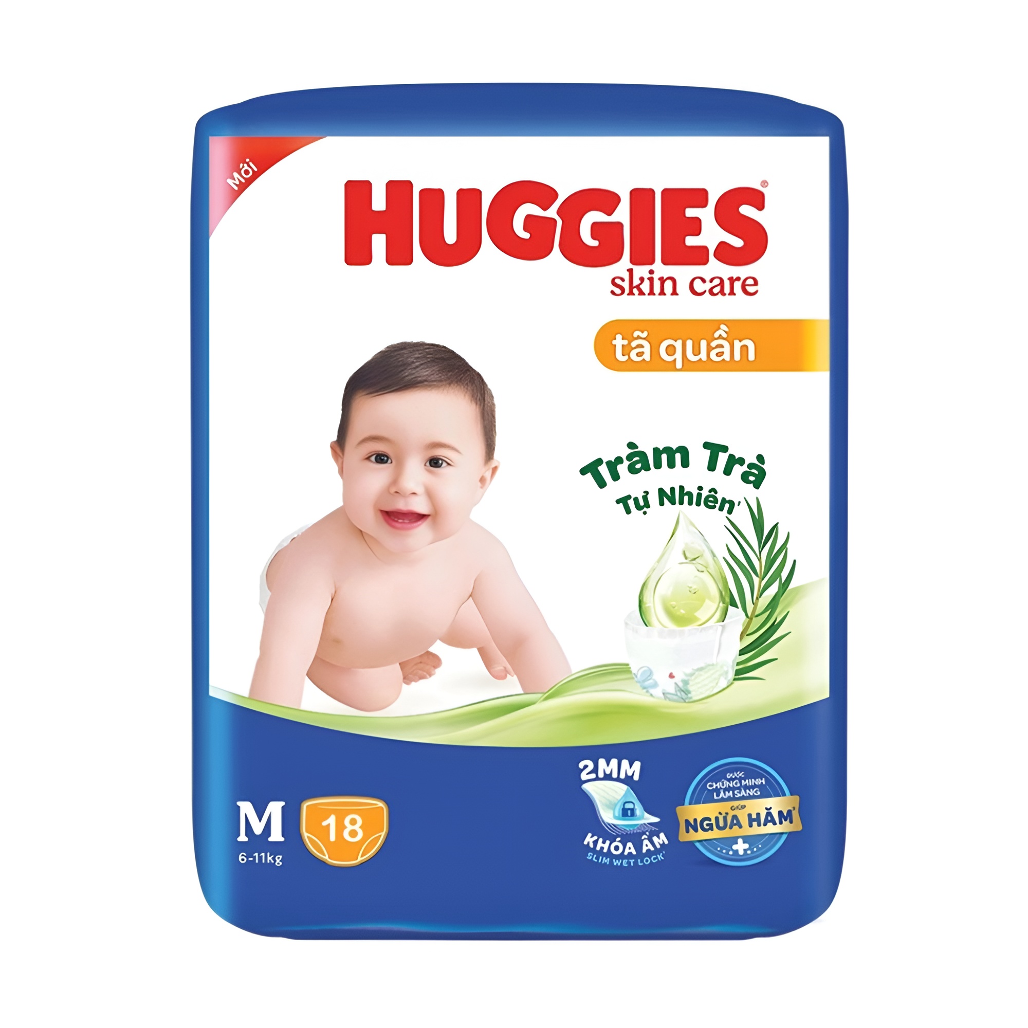 Huggies Diaper Dry Eco Pants M 18 Pieces