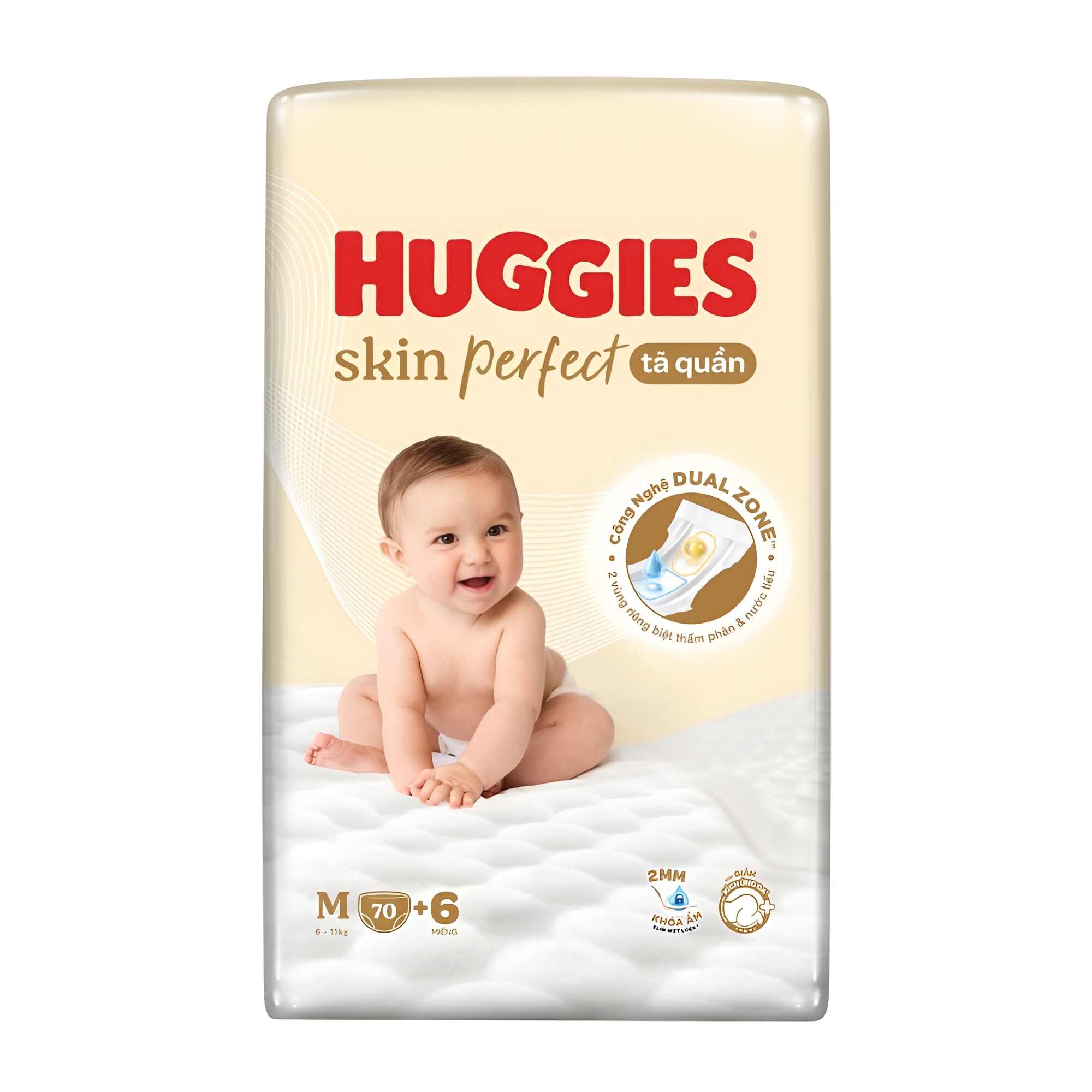 Huggies Diaper Skin Perfect Pants M 70 Pieces