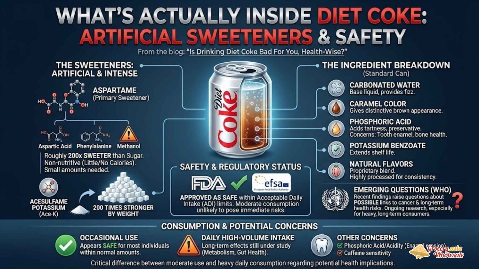 What's Actually Inside Diet Coke: Artificial Sweeteners and Safety