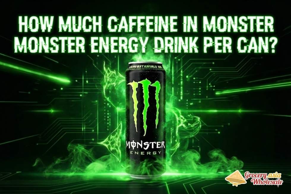 How much caffeine in Monster energy drink per can