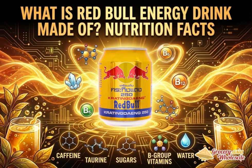 What is Red Bull energy drink made of? nutrition facts