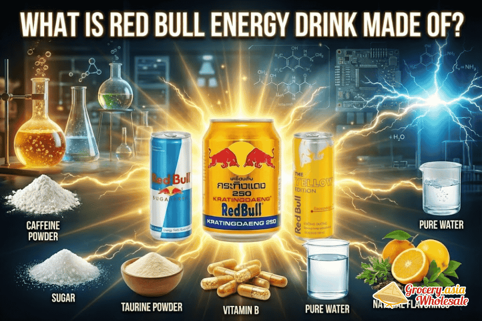 What is Red Bull energy drink made of