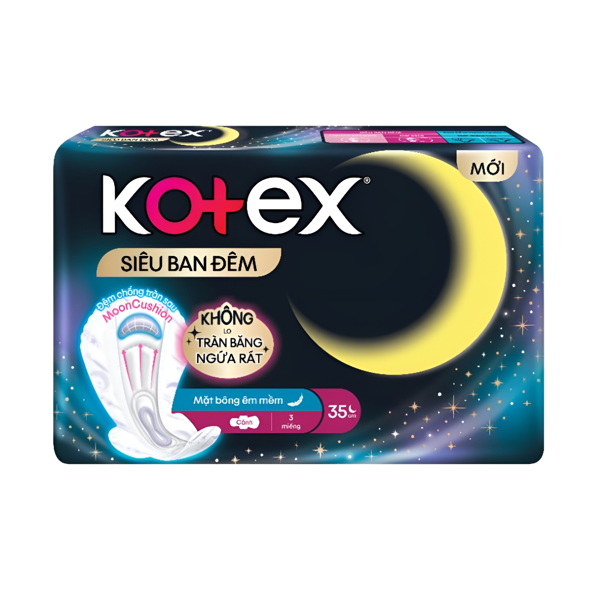 Kotex Style Super Overnight Sanitary 35cm (3 Pads)