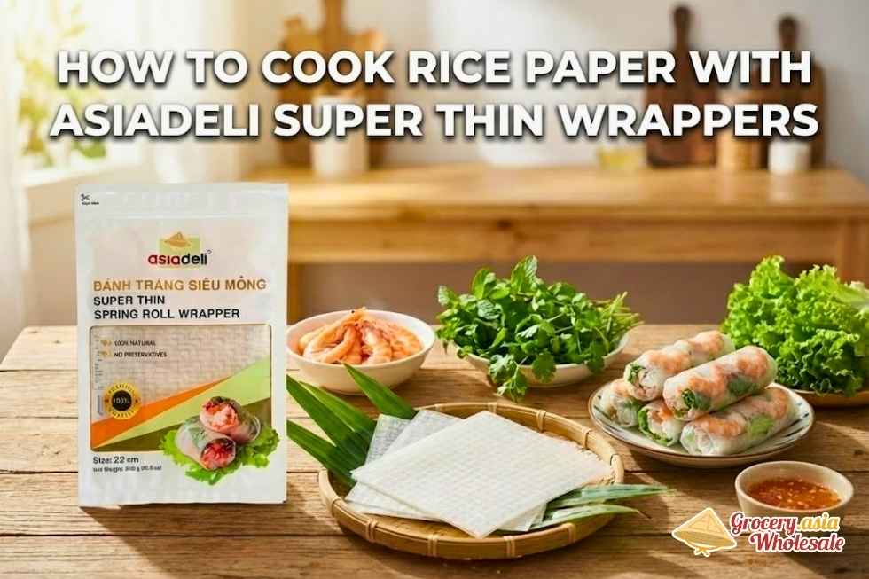 How to cook rice paper with Asiadeli