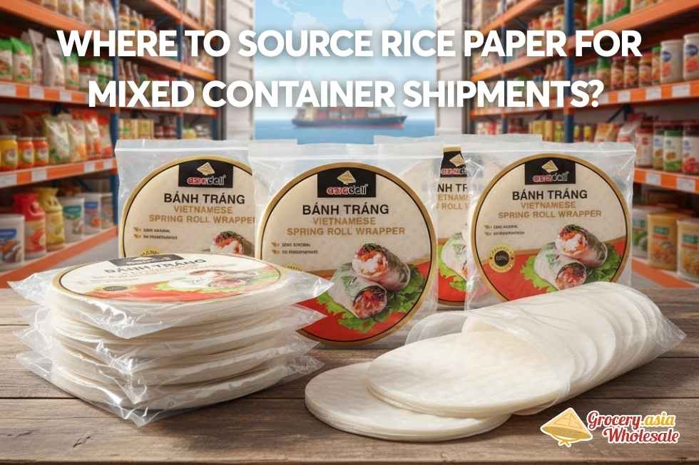 Where to Find Rice Paper for Mix Containers Shipment?